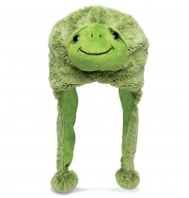 Green Turtle Plush Hat