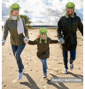 Green Turtle Plush Hat