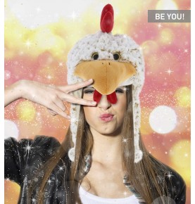 Rooster Plush Hat