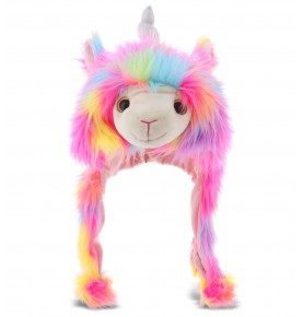 Rainbow Llama Unicorn Plush...
