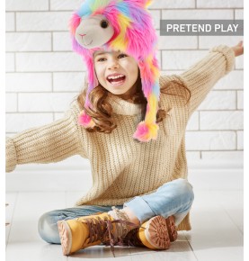 Rainbow Llama Unicorn Plush...