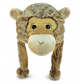 Polar bear plush hat