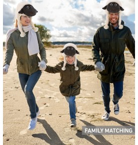 Black Nose Wool Plush Hat